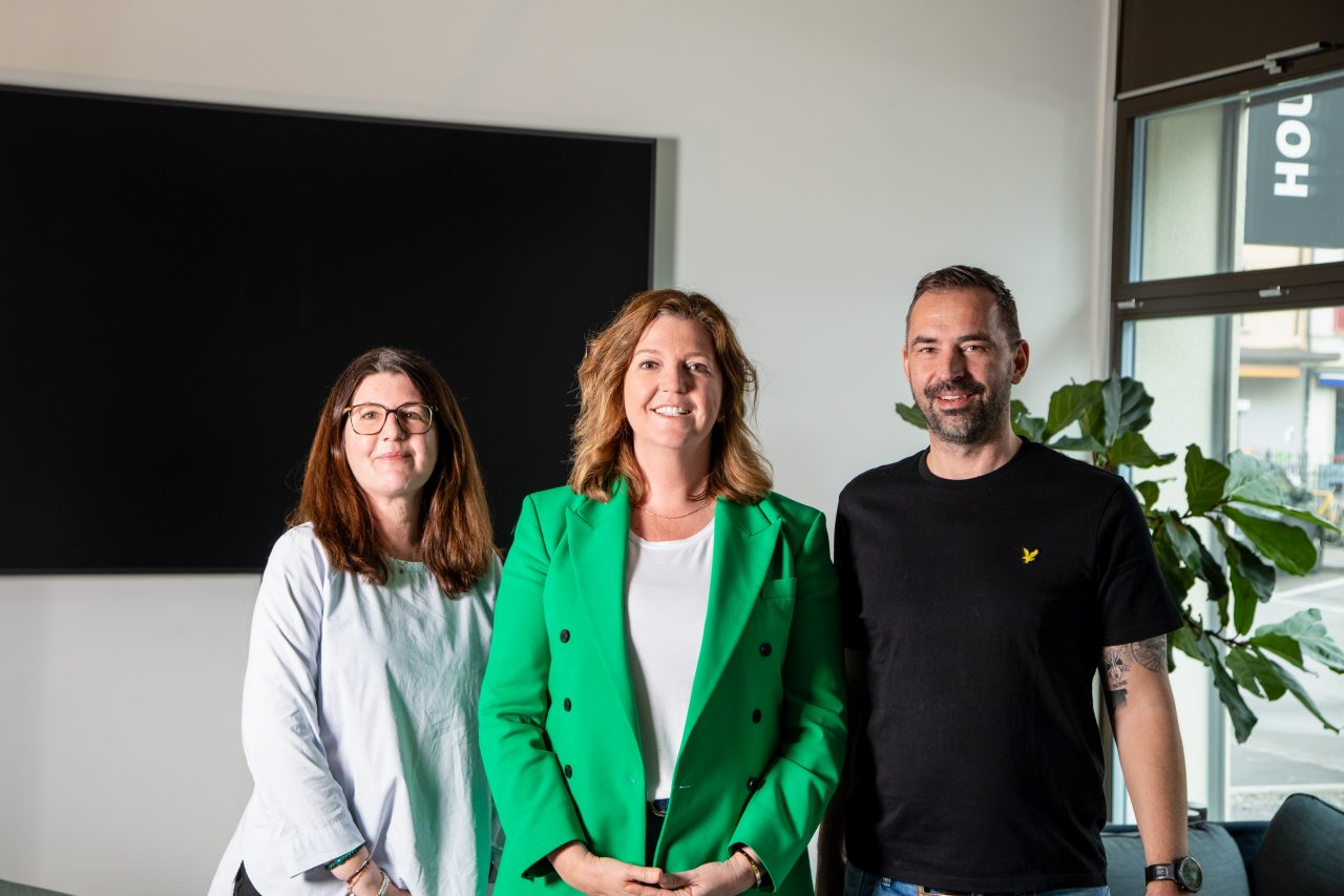 Patricia Leroy, Nathalie Diethelm und Nico Podgorny