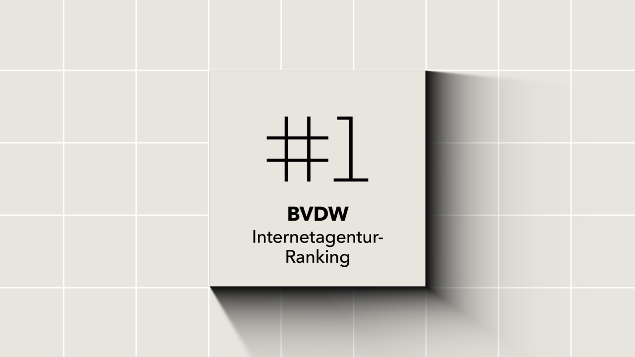 Plan.Net behauptet sich an der Spitze des BVDW-Internetagentur-Rankings 