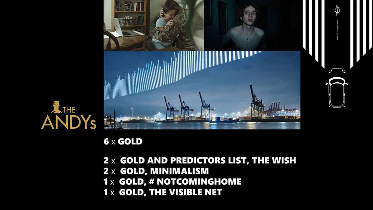 Gold Rush for Serviceplan Group at The ANDYs 2022 
