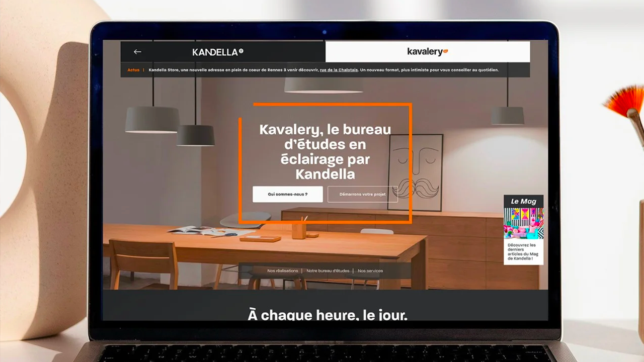 A new website for Kandella, designed by Plan.Net France