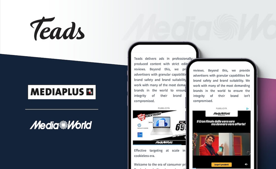 Mediaplus Italia avvia con Mediaworld una campagna innovativa, volta al monitoraggio dell’attenzione degli utenti.