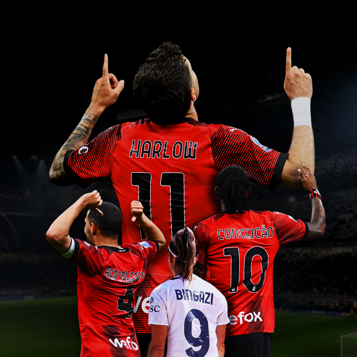 AC Milan - Her Name In The Game, image size:1200x1200
